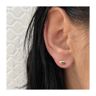 Kolczyki złote gładkie łezki/sztyft  AR X3E13405 próba 375