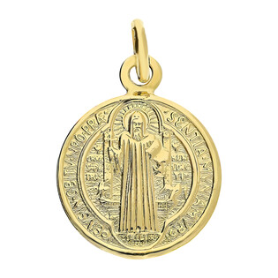 Medalik złoty Benedyktyński BC M-1220 próba 585
