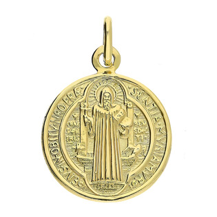 Medalik złoty Benedyktyński BC M-1221 próba 585