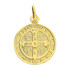 Medalik złoty Benedyktyński BC M-1221 próba 585