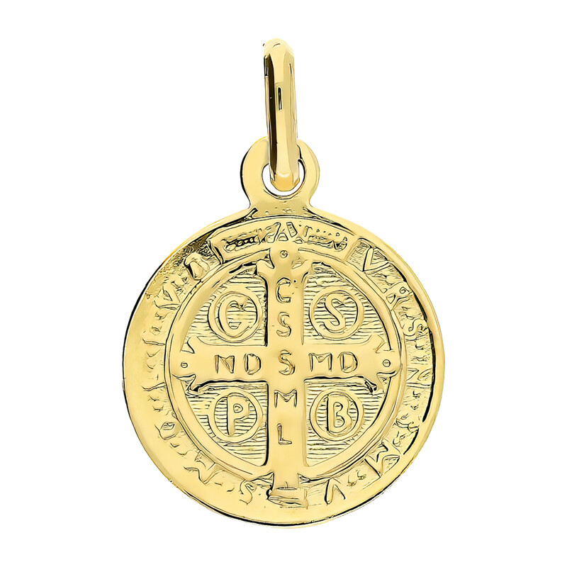 Medalik Benedyktyński SF M-1219-1 próba 585