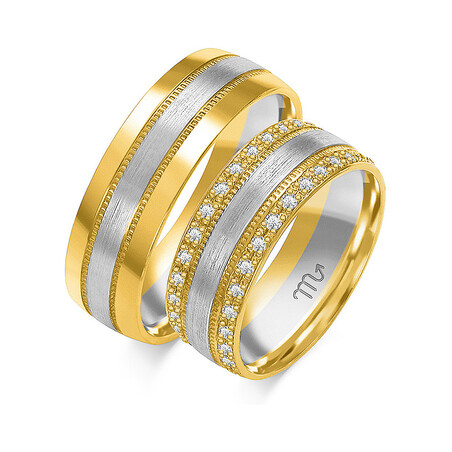 Obrączki ślubne ZO OE-132 próba 585