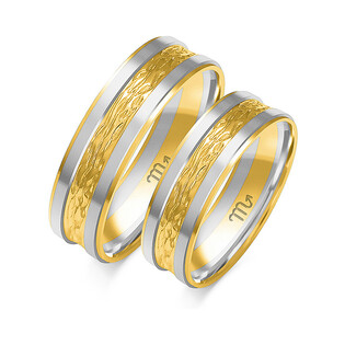 Obrączki ślubne ZO OE-123 próba 585