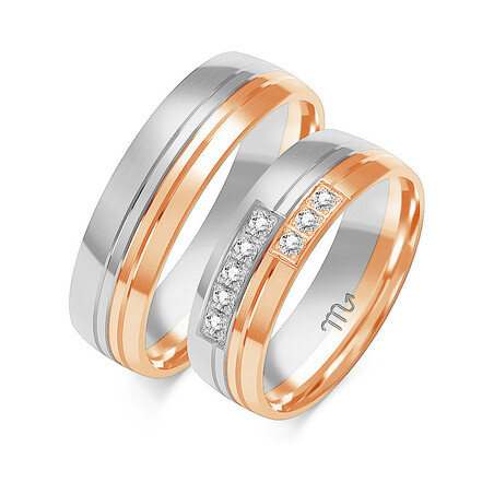 Obrączki ślubne ZO OE-109 próba 585