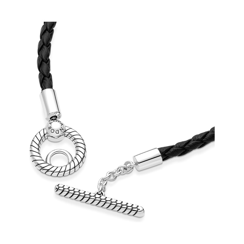 Bransoleta PANDORA skóra PE 591675C01 próba 925