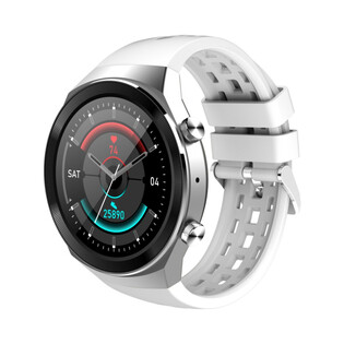 Smartwatch Rubicon RNCE68 srebrny biały pasek GU SMARUB066