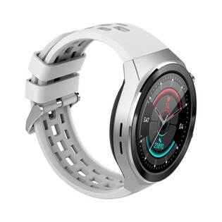 Smartwatch Rubicon RNCE68 srebrny biały pasek GU SMARUB066