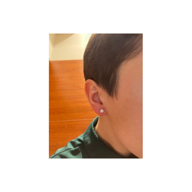 Kolczyki złote z diamentami nr NF JEI-452 próba 585