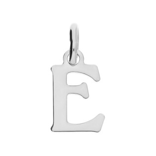 Literka srebrna E do zawieszenia DA-Litera 1,5cm-E próba 925
