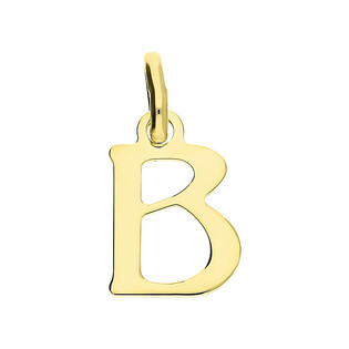 Literka pozłacana B do zawieszenia DA-Litera 1,5cm-B Gold próba 925