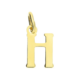 Literka pozłacana H do zawieszenia DA-Litera 1,5cm-H Gold próba 925