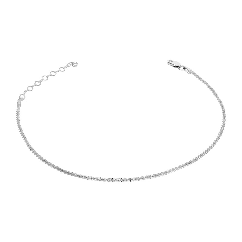 Bransoleta srebrna na nogę splot daisy BC 1820-030 daisy próba 925