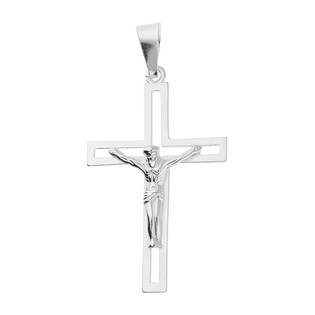 Krzyżyk srebrny wizerunek Pana Jezusa DJ K-036 próba 925
