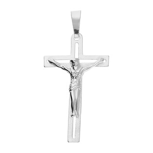 Krzyżyk srebrny z wizerunkiem Pana Jezusa DJ K-037-1 próba 925