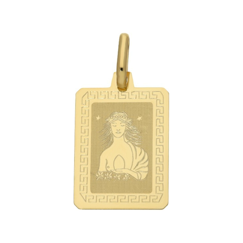Zodiak złoty Panna numer OS 204-ZO62-VER