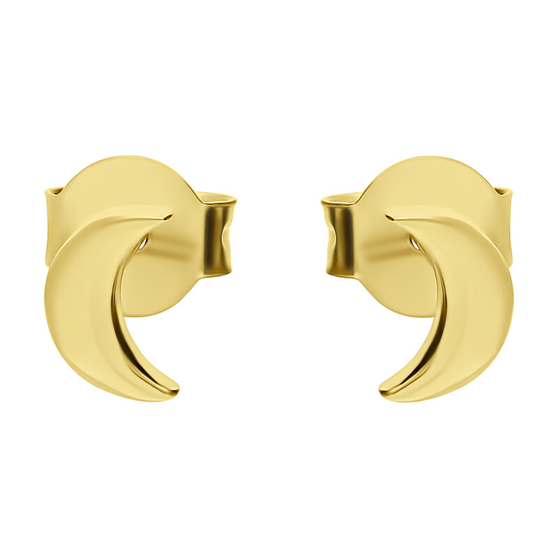 Kolczyki pozłacane pinezka 4 mm/sztyft JA949GOLD próba 925