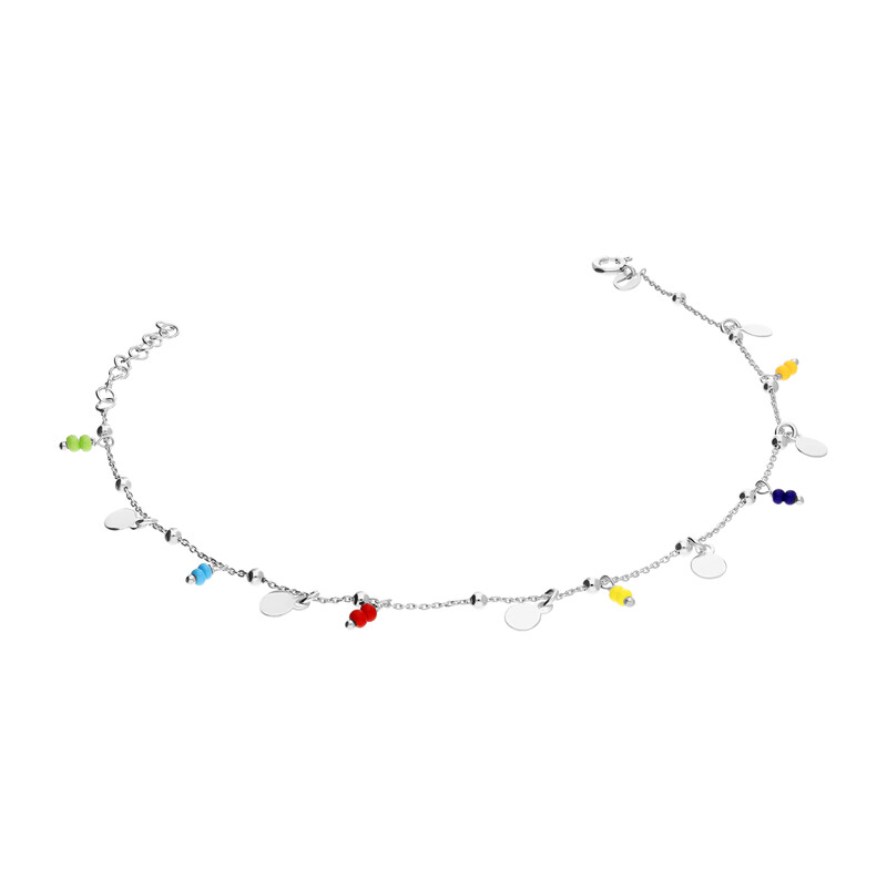 Bransoleta noga BC FC3 rolo+ser+kon+gw+kulki mix próba 925