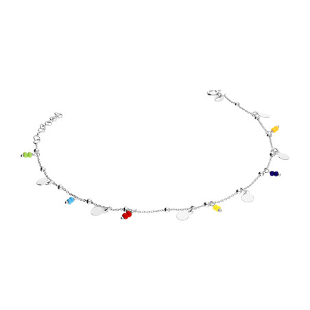 Bransoleta noga BC FC3 rolo+ser+kon+gw+kulki mix próba 925