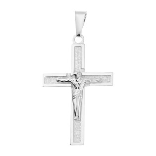 Krzyżyk srebrny z wizerunkem Pana Jezusa DJ K-012 próba 925