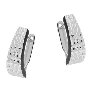 Kolczyki blaszki poszerzane grawerowane OL CSK45 próba 925