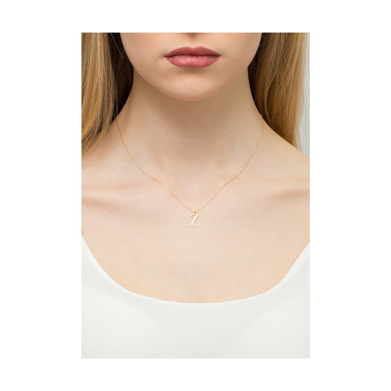 Literka złota Z z diamentem BE C-69 Z próba 585