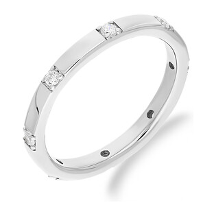 Pierścionek srebrny z cyrkoniami HS1188 próba 925