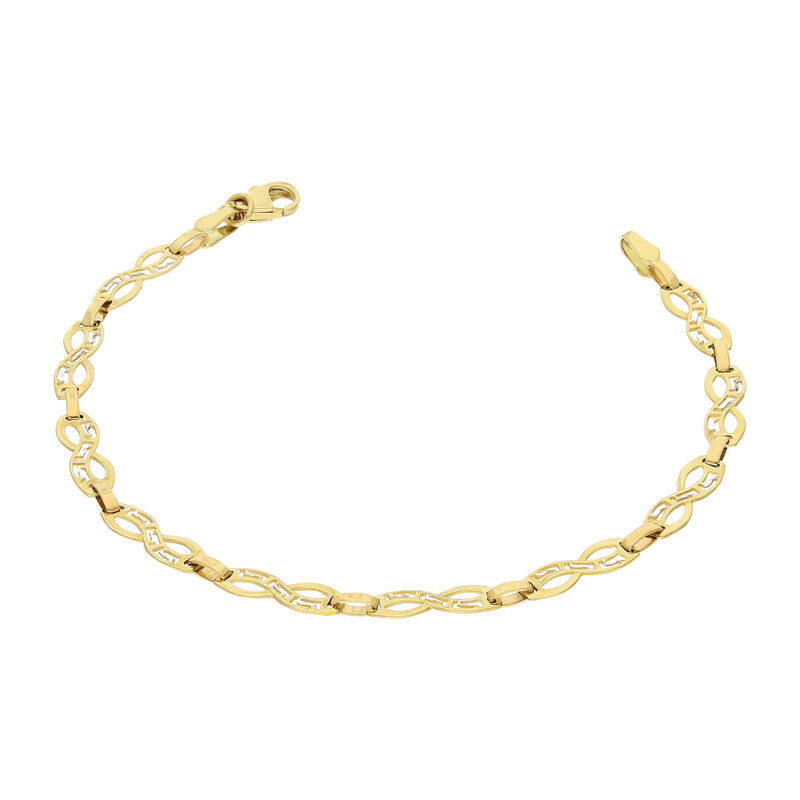 Bransoleta złota ażurowe infinity AR XXB505687-YW-DC próba 585