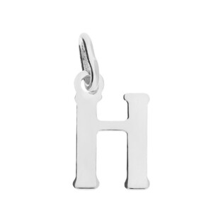 Literka srebrna H do zawieszenia DA-Litera 1,5cm-H próba 925