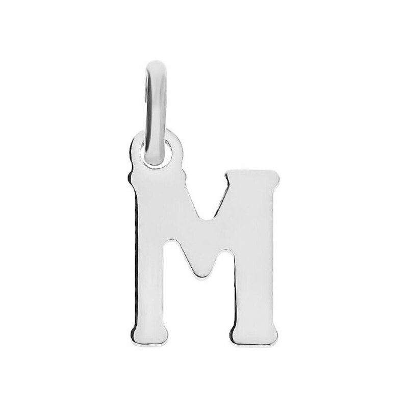Literka srebrna M do zawieszenia DA-Litera 1,5cm-M próba 925