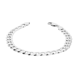 Bransoleta srebrna o splocie pancer BC 1102-220 ROD NF próba 925