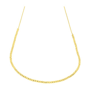 Naszyjnik zloty grawerowane kulki/rolo MZ T42-N-BAC-2-DC-2,00mm-CH próba 585