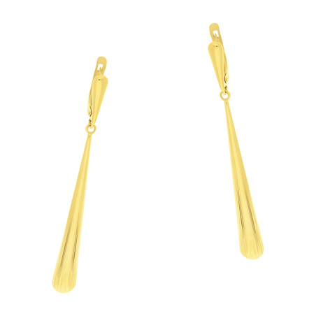 Kolczyki złote maczugi/ang.zap. S3 ZFE-309 próba 585