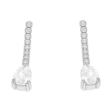 Kolczyki kropla z cyrkoniami HS1441 próba 925