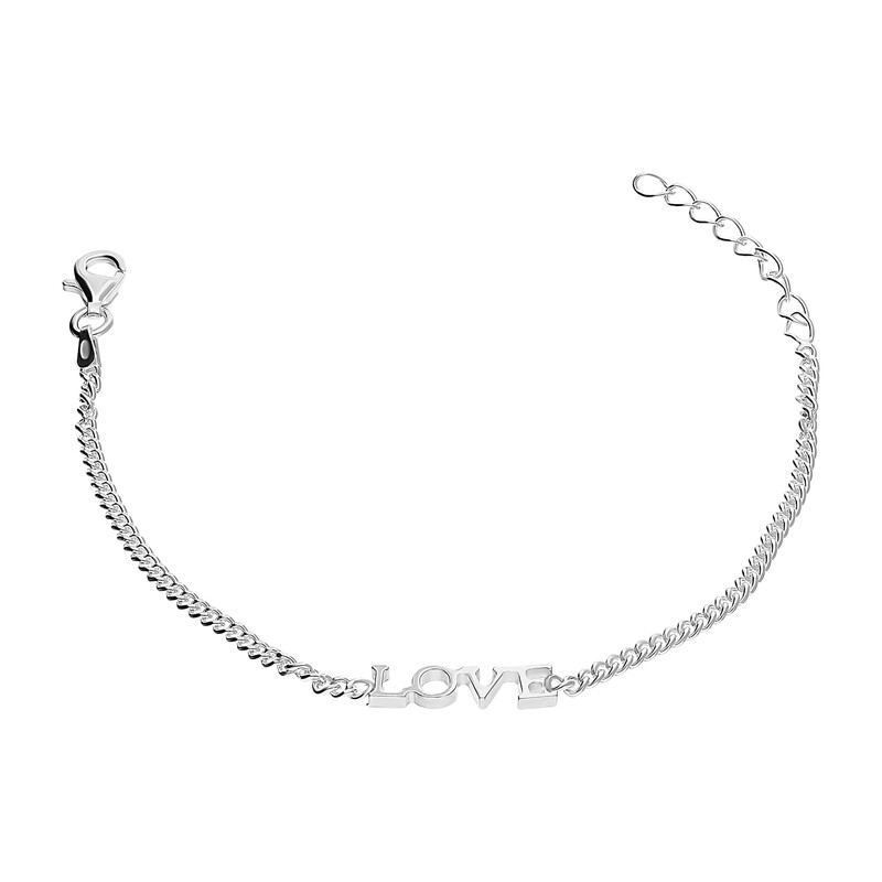 Bransoleta srebrna LOVE/pancer PW NEW 21 próba 925