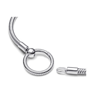 Bransoletka o splocie wężykowym Pandora Moments z zapięciem PE 592242C00 próba 925