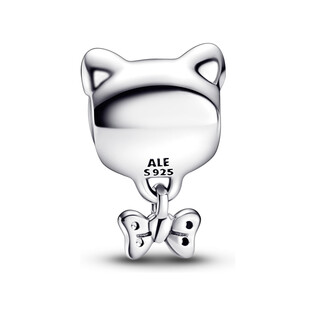 Charms Kotek z kokardką Pandora PE 792255C01 próba 925