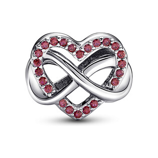 Charms Rodzina jest najważniejsza z czerwonym sercem Pandora PE 792246C01 próba 925