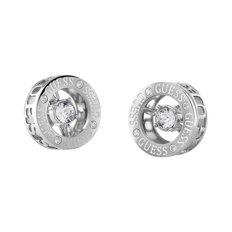 Stalowe kolczyki Guess GZ JUBE01464JWRHT sztyfty - JubilerSezam.pl