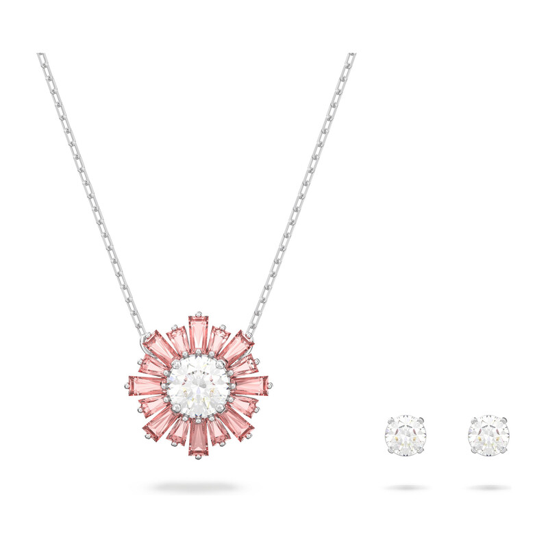 Różowy Zestaw Biżuterii Swarovski Sunshine S1 5642974 - JubilerSezam.pl