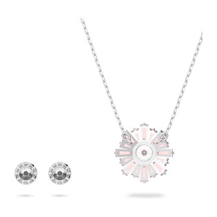 SWAROVSKI Swarovski Leslie セット Zestaw Stilla Attract, Szlif okrągły, Biały, Powłoka w
