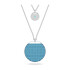 Naszyjnik GINGER: PEND 2 AQUA/RHS S1 5642942