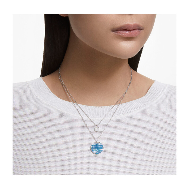 Naszyjnik GINGER: PEND 2 AQUA/RHS S1 5642942