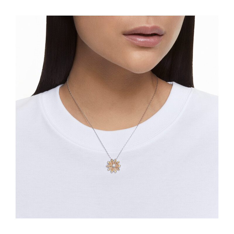 Naszyjnik Eternal Flower Kwiat, Różnokolorowy Swarovski 5642867