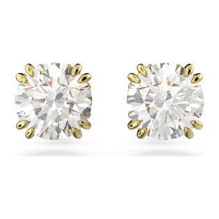 Kolczyki zapinane na sztyft Constella Szlif okrągły, Białe Swarovski S1 5642595
