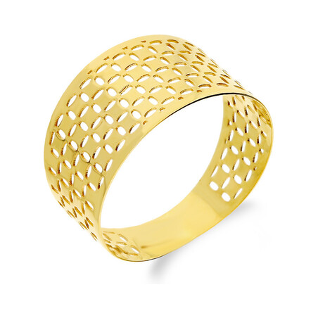 Pierścionek złoty płaska blaszka AR VXXLKR0652 próba 585