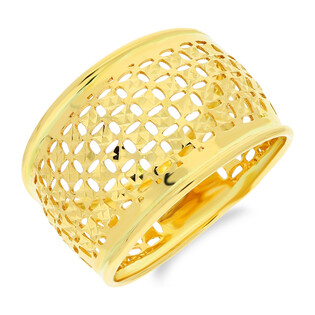 Pierścionek złoty blaszka beczułka AR VXXDCLKR0653 próba 585