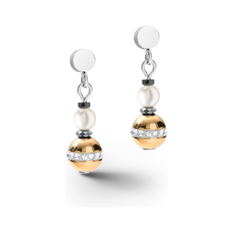 Kolczyki Coeur de lion 1226 Grey-Gold CT 5049-21-1216