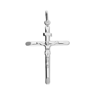 Krzyżyk srebrny wizerunek blask ramiona obłe WB PW212-3 próba 925