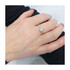 Pierścionek zaręczynowy z diamentem FLOWER Magic AW 55114 YW próba 585 Sezam - 1