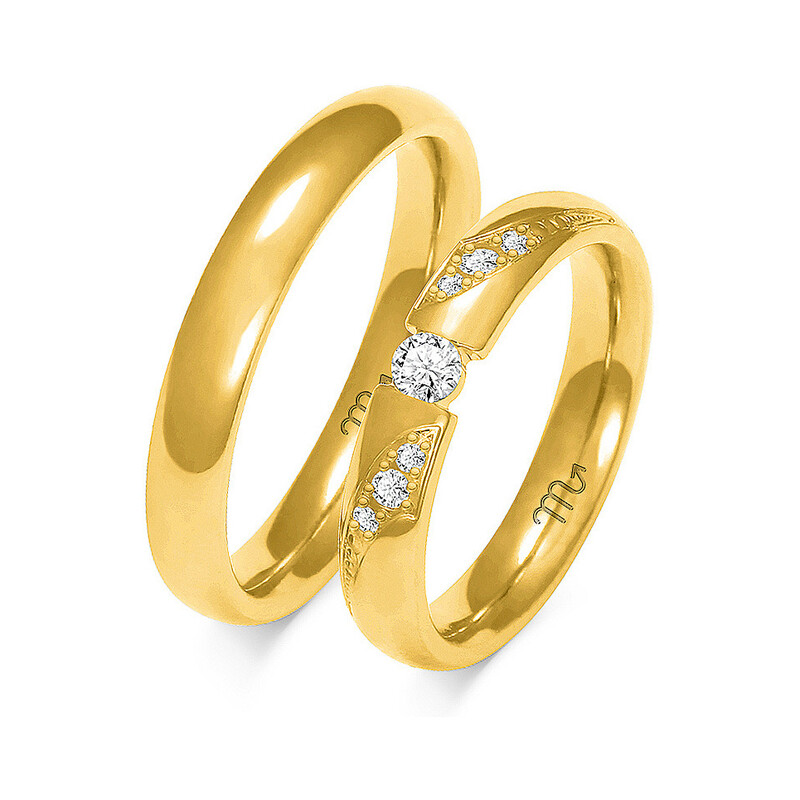 Obrączki ślubne ZO O-143 próba 585